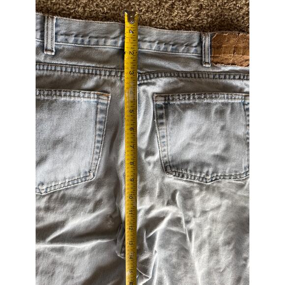 Vintage Gap Baggy Fit Light Wash Tapered 34x32 (tag) Denim Jeans - Picture 9 of 9